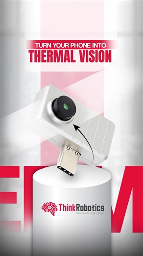 Turn Your Phone into a Heat-Detecting Powerhouse with Smartphone IR Thermal Camera || ThinkRobotics