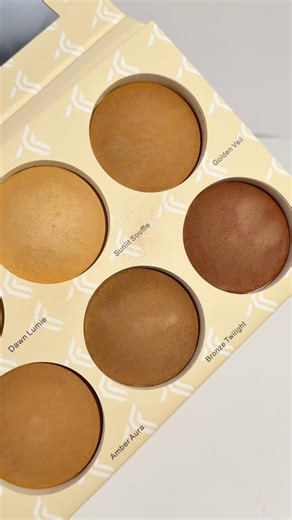 Flawless Ivy Cosmetics on Instagram: "Let’s level up your radiance, shall we? NEW ✨ Aura Glow Baked Finish ✨ powder sweeps on your skin like absolute heaven, in 6 sheer shades that use rich, buttery formula for a luminous glow. Shop this powder palette for only N25,000 at FLAWLESSIVYCOSMETICS.COM and in-stores. #flawlessivy #flawlessivycosmetics #powderpalette #finishingpowder #bakedpowder"