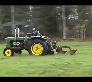 Dude put a turbocharged Chevy 350 engine in his tractor. Definitely seems pleased with the results.