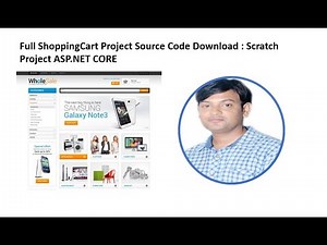 ShoppingCart Project in ASP.NET CORE | Full Scratch Project | Ecommerce Project