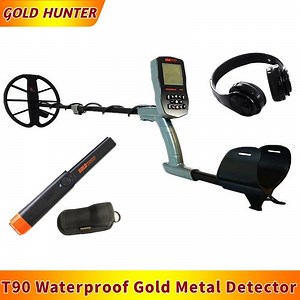 [Hot Item] Gold Hunter T90 Underground Metal Detector Waterproof Pinpointer Portable Hand Held Metal Detector