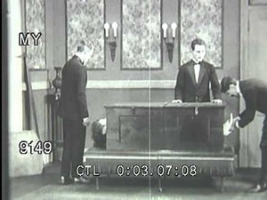 1910s Magician Sawing a Woman in Half (Silent)