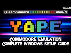 Yape☆Commodore Plus/4 Emulation Full Setup Guide #commodoreplus4 #yape #emulator