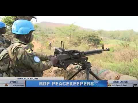 Rwandan Special Forces standing guard in war-torn Central African Republic
