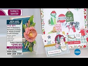 We R\nMemory Keepers Colop EMark Create Craft Printer