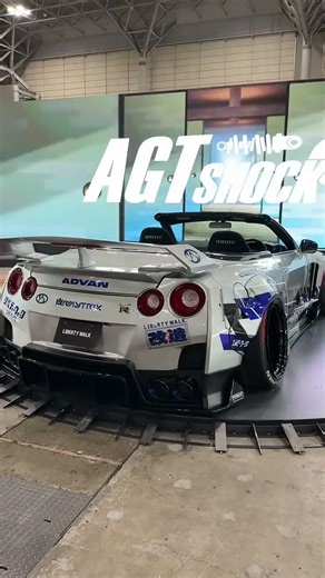 This Liberty Walk R35 Convertible Stole the Show 🔥