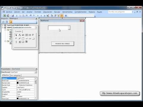 Excel vba: uso del control refedit para seleccionar rangos