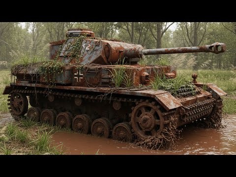ASMR Panzer IV German Tank 1943 Restoration From Abandoned Rust to War Legend