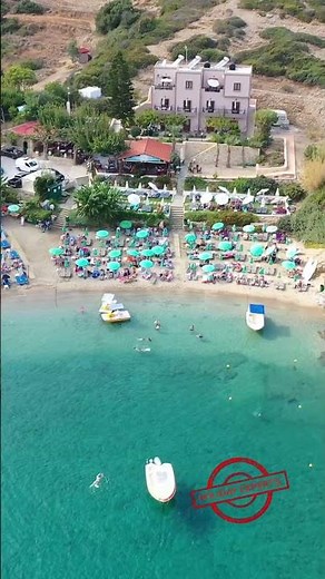 The Best Hidden Bay in Crete 🌊 Karavostasi Bali#shorts #crete #bali #rethymno #greece #drone