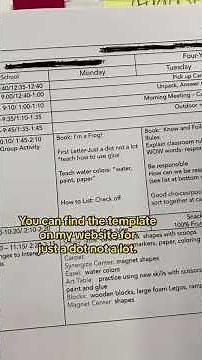 Join me as I open up my teaching binder to show you a detailed look at my lesson plans from the