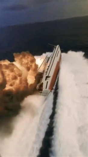 Speed Yacht Wreck 🚤#yachtcrash #speedboat #accident #explosion #sea
