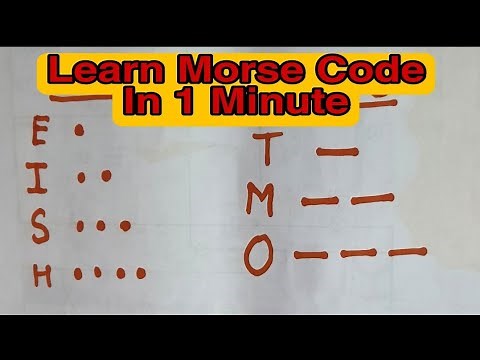 Learn Morse Code In 1 Minute | Trick to remember Morse code | Second Mate Signal exam preparation