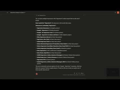 Using the Tableau MCP with Claude on Superstore