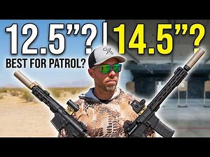 Perfect Length! The 12.5 and 14.5 Rifle Are Best For Police And Civilians!