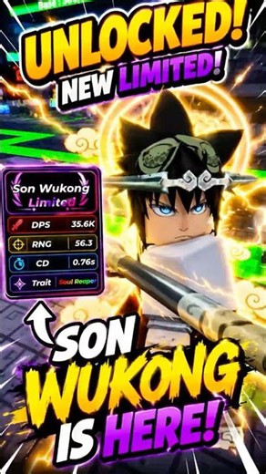 I Got The NEW LIMITED Son Wukong in Defend Ur Base With Anime!
