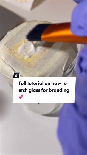 Glass Etching Tutorial for Branding Purposes
