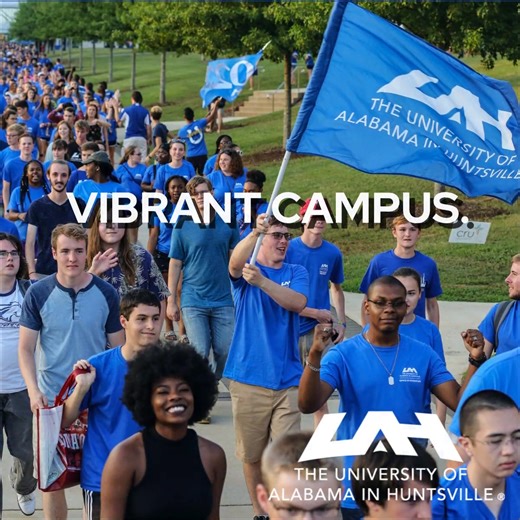 UAH, a premier research university with a vibrant campus life located in Huntsville. Discover a university of possibilities. Discover UAH. | The University of Alabama in Huntsville
