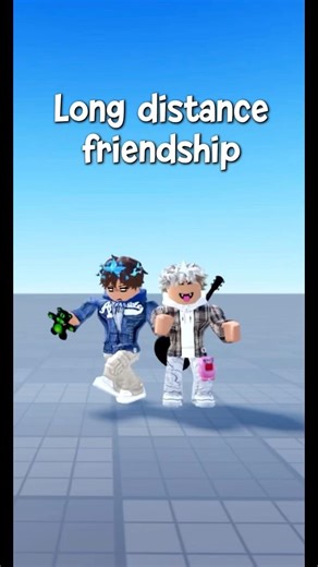 Long distance friendship! #roblox #robloxfriends #robloxedit #trending