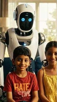 This robot just saved these kids… from a masked intruder