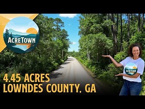 GEORGIA LAND FOR SALE | 4.45 acres | No Deed Restrictions | 10 mins Valdosta