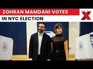 Zohran Mamdani Votes in New York City Mayoral Election with Wife Rama Duwaji | NewsX