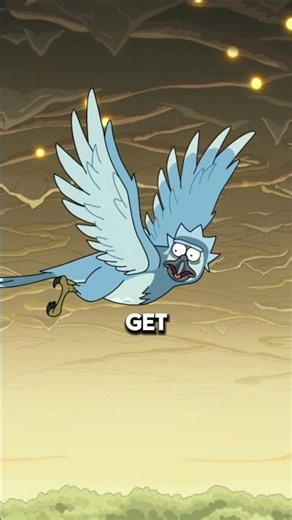 Rick and Morty reincarnated as a Bird #rickandmortyseason9episode7 #short