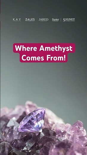 Where Does Amethyst Come From? 💜 #Amethyst #Gemstones #Geology
