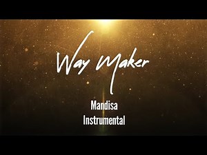 Way Maker - Mandisa - Instrumental - Original Key - with lyrics