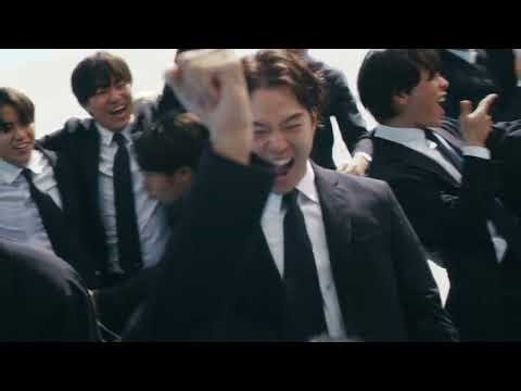 NTT PR動画「圧巻チアリーマンズ」篇 NTT社歌「日々新しく」ロックバージョン