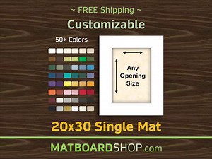 20x30 Custom Acid-free Matboard - Etsy