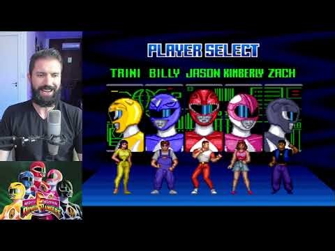 MIGHTY MORPHIN POWER RANGERS (Super Nintendo) ZERANDO com TODOS os PERSONAGENS