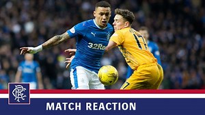 REACTION - Watch post match reaction from Rangers FC defender James Tavernier after the Gers defeated Greenock Morton in the Scottish Cup WATCH more post match videos including interviews with Graeme Murty and Martyn Waghorn on the club website here: http://rangers.co.uk | Rangers FC