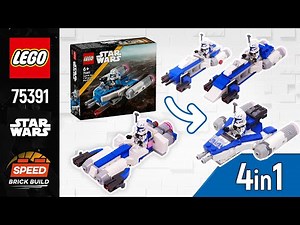 LEGO Star Wars Captain Rex Y-Wing Microfighter Alternate Builds (75391)[312 pcs] Instructions | SBB