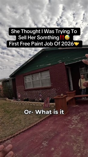 ✅First free paintjob of 2026‼️ ✅Thanks to @Soudal USA for providing the caulking and sealants for this job‼️ ✅ Mari gave me $100 to put towards the next one ✅Thanks to everyone who continues to support us‼️❤️ ✅Behr exterior paint/ Spanish Sand/Satin 🛍️Shop PTW‼️🛍️ #blessed #free #home #kindness #painting