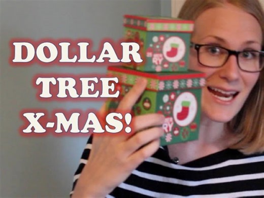 Dollar Tree Christmas haul | Gift wrap 2014