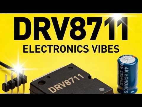 DRV8711 Stepper Motor Driver | Pinout, Working, Circuit & Application | Electronics Vibes |