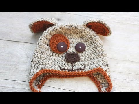 Crochet Tip: Attach Nose and Mouth (Puppy Hat)