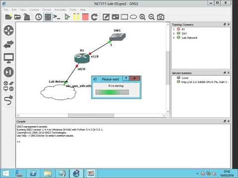 SNMP Trap Configuration on Cisco Router using GNS3
