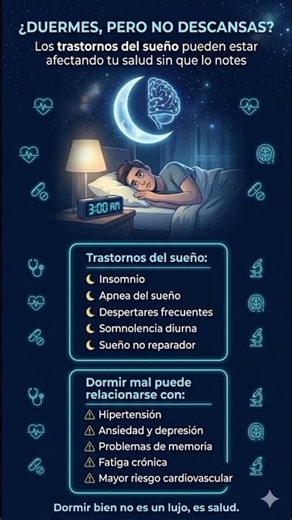Trastornos del sueño #salud #dormir