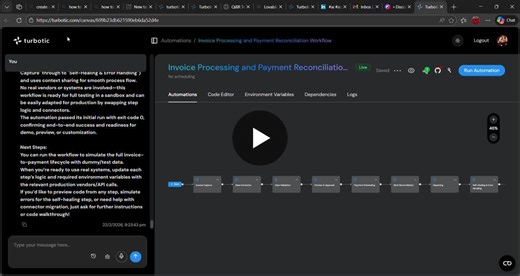 Turbotic AI Workflow: Automated Invoice Processing Payment Reconciliation | Harshitha P posted on the topic | LinkedIn