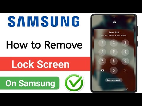 How to Remove Lock Screen on Samsung Phone | Turn Off Passcode