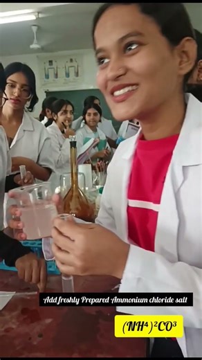 Chemistry Experiment -Salt analysis Class XII..