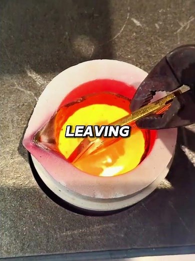 The Satisfying Process of Melting Scrap Gold Into a Perfect Heart 🤯