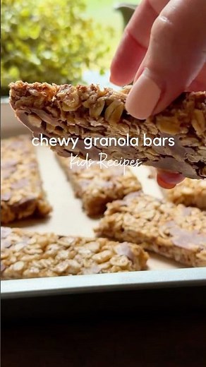 Chewy Granola Bars Recipe