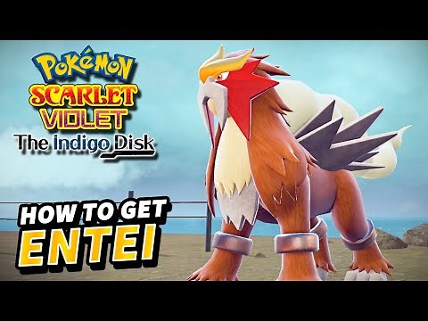 Pokemon Scarlet & Violet How to get ENTEI Legendary Pokemon | The Indigo Disk DLC