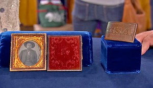 Civil War Confederate Buckle & Photo