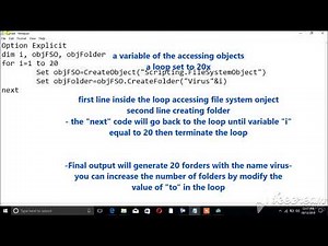 Making fake virus using visual basic script (vbs)