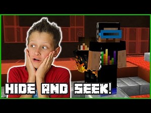 PLAYING HIDE AND SEEK IN MINECRAFT!!!