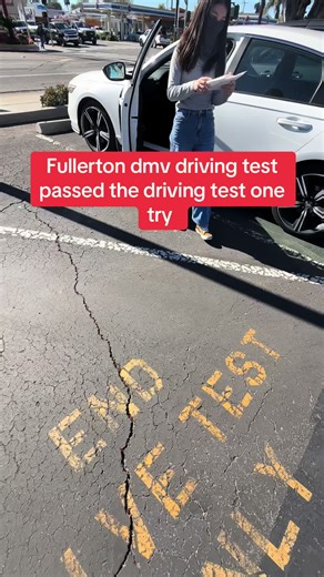 We passed the driving test #fullertondmv #santaanadmv #pomonadmv #glendaledmv #drivinginstructor