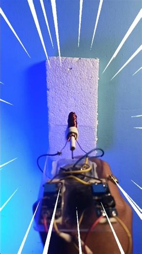 Coil Gun 🔥 Experiment | #diy #electronic #trending #shorts